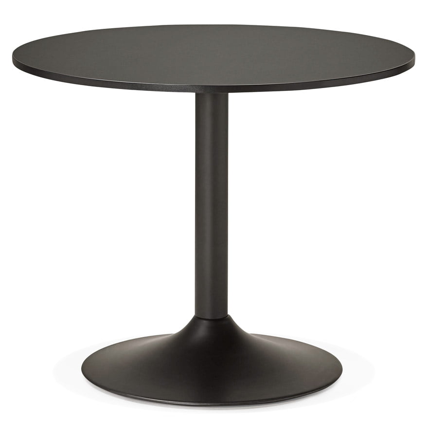 Ronde Tafel KONRAD Zwart 90 cm Ronde Tafel KONRAD Zwart 90 cm - Afbeelding 1