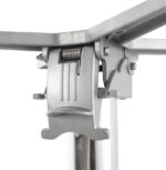 Tafelpoot 75 cm hoog Zilver Aluminium - Afbeelding 11