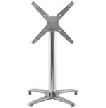 Tafelpoot 75 cm hoog Zilver Aluminium - Afbeelding 4
