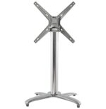 Tafelpoot 75 cm hoog Zilver Aluminium - Afbeelding 8