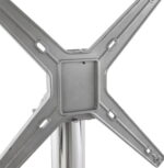 Tafelpoot 75 cm hoog Zilver Aluminium - Afbeelding 9