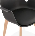 Design Stoel ALCAPONE Zwart - Afbeelding 6