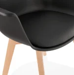 Design Stoel ALCAPONE Zwart - Afbeelding 7
