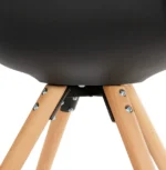 Design Stoel SKANOR Zwart - Afbeelding 11