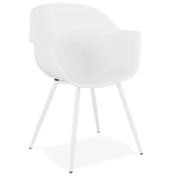 Alterego Design Stoel STILETO Wit AC02170WH
