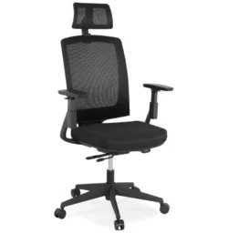 Alterego Bureaustoel OFFICE Zwart OC00430BL